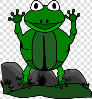 Jumping Frog Clip Arts   Hewan Clip Art  HD Png Download