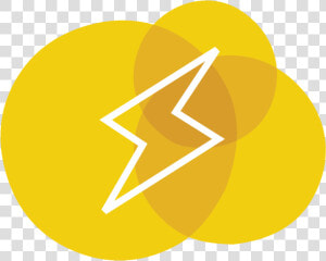 Apply Blob   Circle Lightning Bolt Icon  HD Png Download