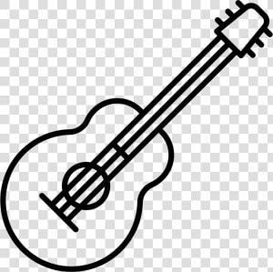 Inclined Guitar   Guitarra Facil De Dibujar  HD Png Download