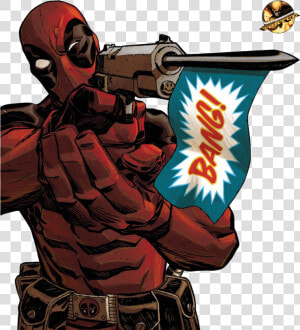 Deadpool Marvel Comics   Png Download   Deadpool Bang  Transparent Png