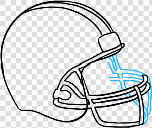 Drawing Cowboys Football Helmet Transparent Png Clipart   Football Helmet Drawing  Png Download