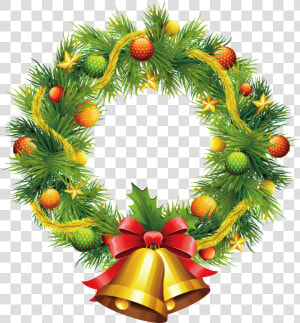 Guirnalda De Navidad Navidad Png   Christmas Ornament Circle Png  Transparent Png