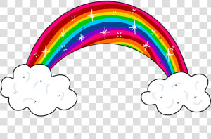 Rainbow  Clouds  Landscape   Png Arc En Ciel  Transparent Png