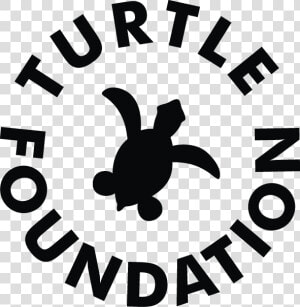 Logo Turtlefoundation Black 150dpi Bg transparent   Turtle Foundation  HD Png Download