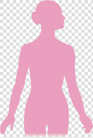 Silhouette Of A Woman   Pink Woman Silhouette Clipart  HD Png Download