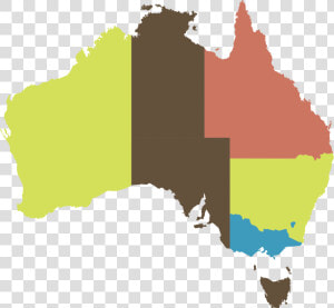 Transparent Australia Map Clipart   Map Of Australia  HD Png Download