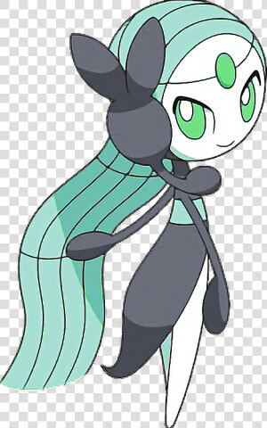  pokemon  meloetta  shiny  kawaii  freetoedit  HD Png Download