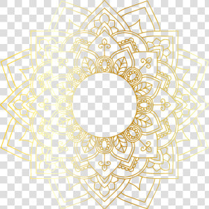 15 Mandala Svg Mandala Vectors Svg Dxf Png Jpg Eps   Gold Png Transparent Line  Png Download