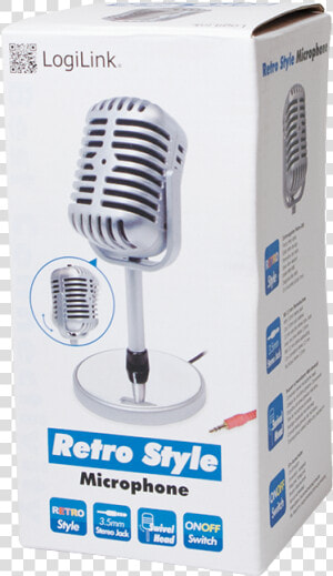 Logilink Retro Style Microphone  HD Png Download