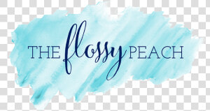 The Flossy Peach Watercolor Header   Graphic Design  HD Png Download