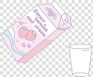 Strawberry Strawberrymilk Aesthetic Pastel Freetoedit   Aesthetic Strawberry Milk Png  Transparent Png