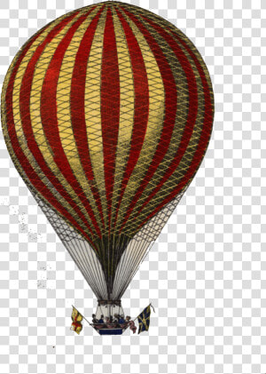 Vintage Hot Air Balloon Graphics   Civil War Era Hot Air Balloons  HD Png Download