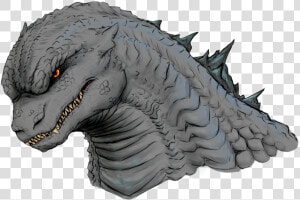 Godzilla Head Png   Godzilla Drawing Png  Transparent Png