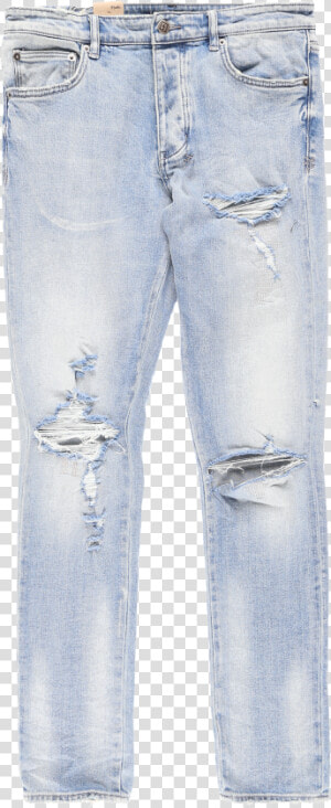 Ksubi Chitch Punk Blue Trashed Jeans Denim The Chitch   Pocket  HD Png Download