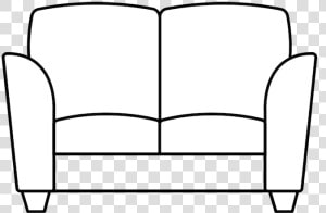 Dimensional Line Drawing For The Oak Park Loveseat   Chair  HD Png Download