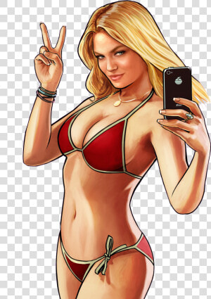 Hey  Isn T That Kate Upton   Gta 5 Girl Png  Transparent Png