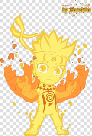 Nine Tails Chibi Naruto  HD Png Download