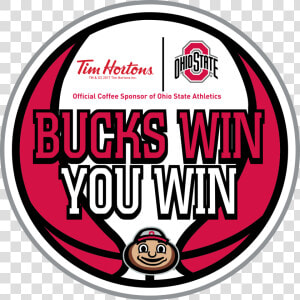 Transparent Ohio State Brutus Clipart   Tim Hortons  HD Png Download