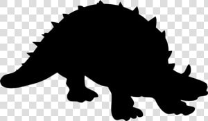 Stegosaurus Vector Spikes   Skunk Silhouette Clip Art  HD Png Download