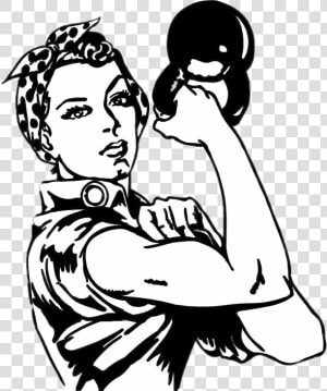  woman  work  wecandoit  strong  strongwoman  tumblr   Strong Woman Clipart Black And White  HD Png Download