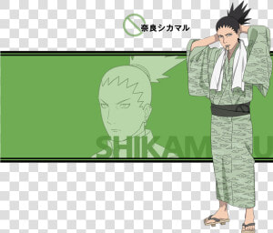 Naruto And Kuroko No Basket Characters Loosen Up At   Shikamaru Kimono  HD Png Download