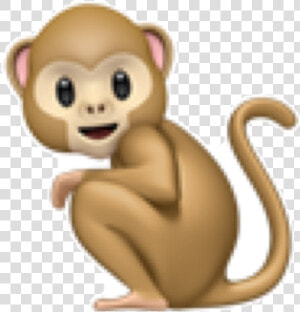 Transparent Emoji Monkey Png   Crouching Monkey Emoji  Png Download