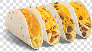 Tortilla Clipart Breakfast Taco   Breakfast Soft Taco Egg And Cheese  HD Png Download