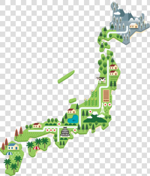 Red Ballon Map   Landmark Map Of Japan  HD Png Download