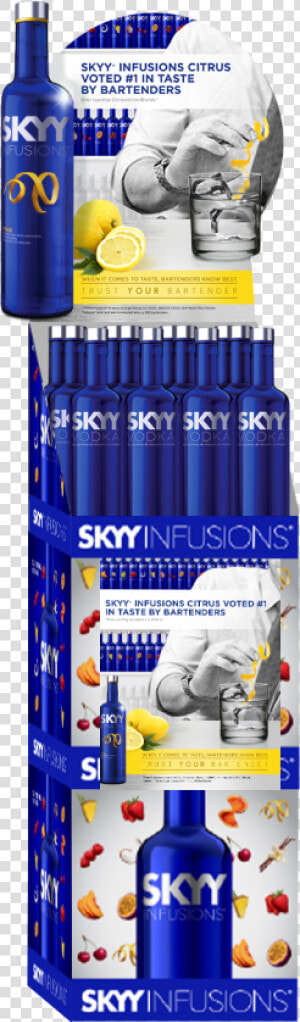 Skyy Vodka Promo Pos Display   Alcoholic Beverage  HD Png Download