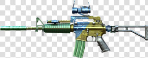 M4a1 Custom Brazil   Assault Rifle  HD Png Download