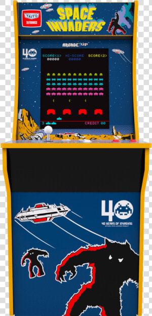 Space Invaders Arcade Cabinet Class Lazyload Lazyload   Arcade 1up Space Invaders  HD Png Download