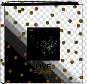 Pioneer Photo Albums Golden Dots Live Laugh Love 200   Polka Dot  HD Png Download