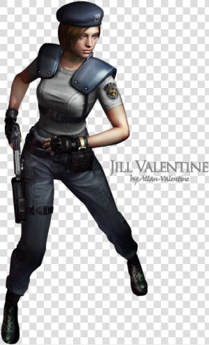 Resident Evil Jill Valentine Police  HD Png Download