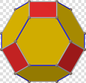 Polyhedron Truncated 8 From Yellow Max  HD Png Download