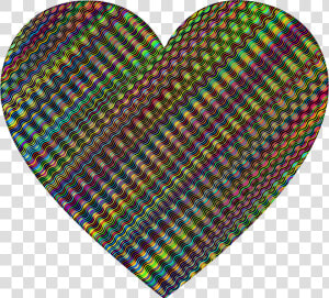 Prismatic Wavy Heart Clip Arts   Set Für Kinder  HD Png Download