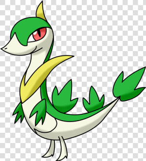 Servine Is The Middle Form Of Snivy  Who Is Objectively  HD Png Download