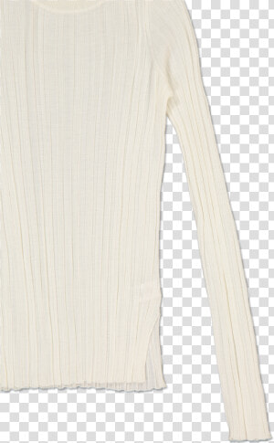 Sleeve Detail Image Of Helmut Lang Rib Crewneck Top   Cardigan  HD Png Download