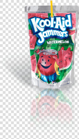 Kool Aid Jammers Watermelon Flavored Drink 60 Fl Oz   Kool Aid Jammers Watermelon 1 Pouches  HD Png Download