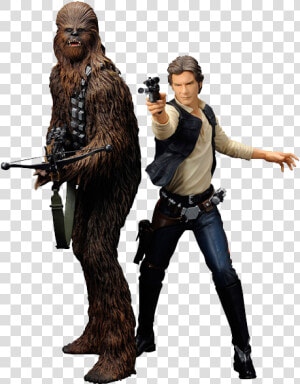 Han Solo And Chewbacca  HD Png Download