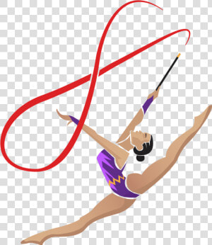 Rhythmic Gymnastics Ribbon Png   Png Download   Rhythmic Gymnastics Ribbon Png  Transparent Png