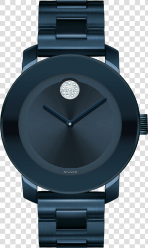 Movado Bold Metals   Womens Blue Movado Watch  HD Png Download