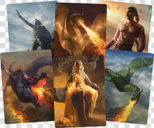 Daenerys Targaryen Agot Lcg Dragons Of The East  HD Png Download