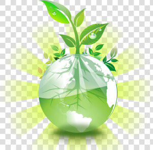 Environmental Eco Graphics Earth   Green Earth Png  Transparent Png