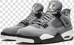 Air Jordan 4 Cool Grey   Air Jordan 4 Retro Cool Grey 2019  HD Png Download