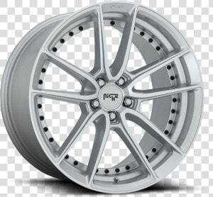 Niche M221 Gloss Silver Machined Wheels For 2015 2017   Niche Dfs M221  HD Png Download