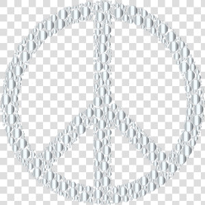 Colorful Circles Peace Sign 24 Without Background   Peace Sign  HD Png Download