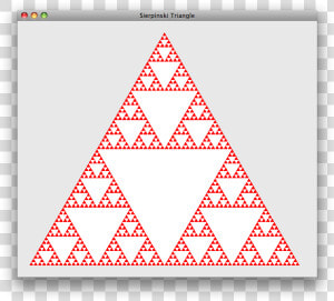 Pink Triangle Png  sierpinski   Famous Fractals  Transparent Png