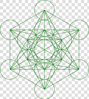 Clip Art Metatron S Cube Metatrons   Sacred Geometry Cube  HD Png Download