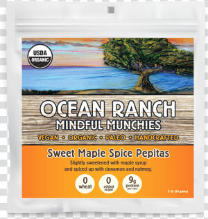 Sweet Maple Spice Pepitas Mockups   Ocean Ranch Organics  HD Png Download