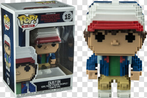 Funko Pop Stranger Things Dustin 8 Bit  HD Png Download